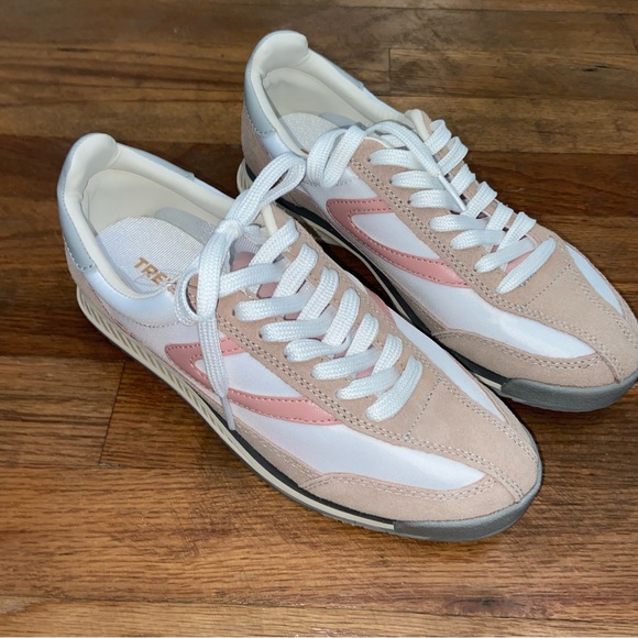Tretorn Retro Rawlings Sneakers Pink - Picture 1 of 6